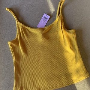 NWT: Mustard Juniors size L tank